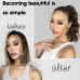 Cozi de Volum Ondulate Blond Deschis